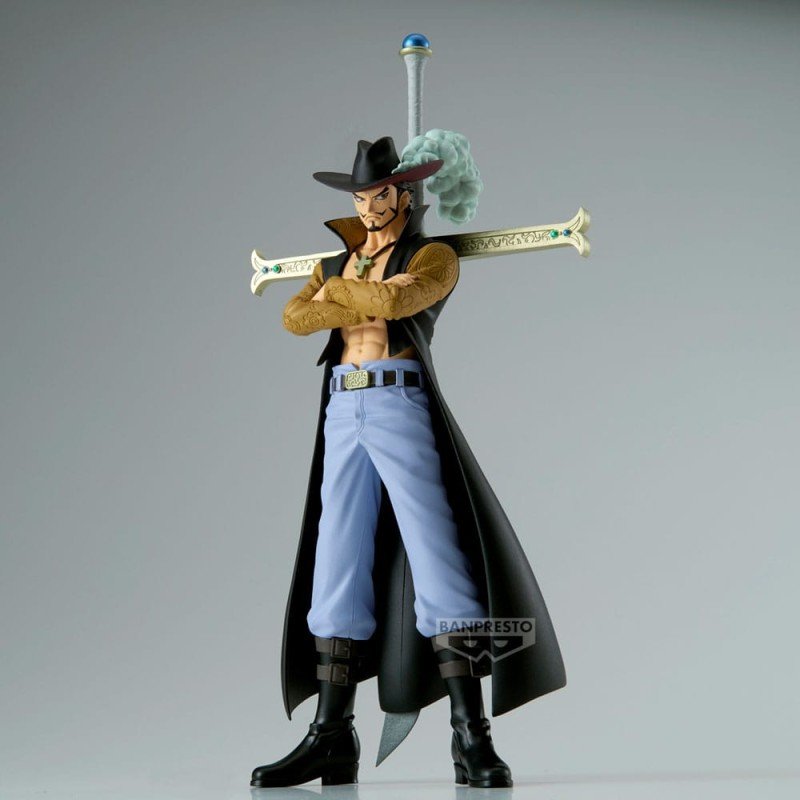 One Piece DXF - The Grandline Series - Extra PVC Statue Dracule Mihawk 17 cm | 4983164286915