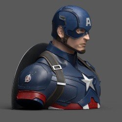 Avengers Endgame Coin Bank Captain America 20 cm | 3760226372202