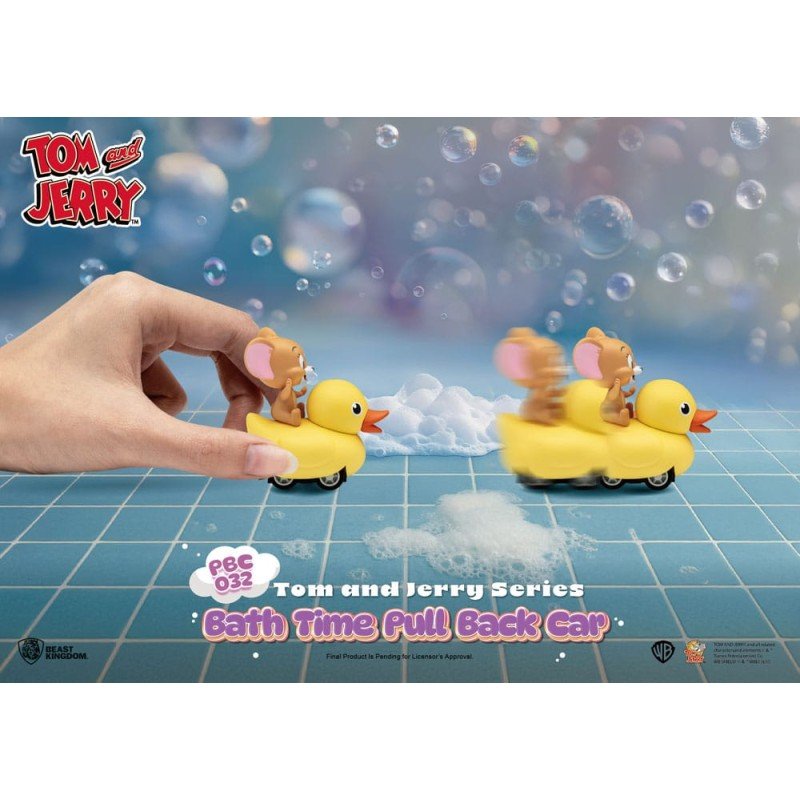 Tom & Jerry Pull Back Cars Bath Time Blind Box 6-Pack | 4711385263046
