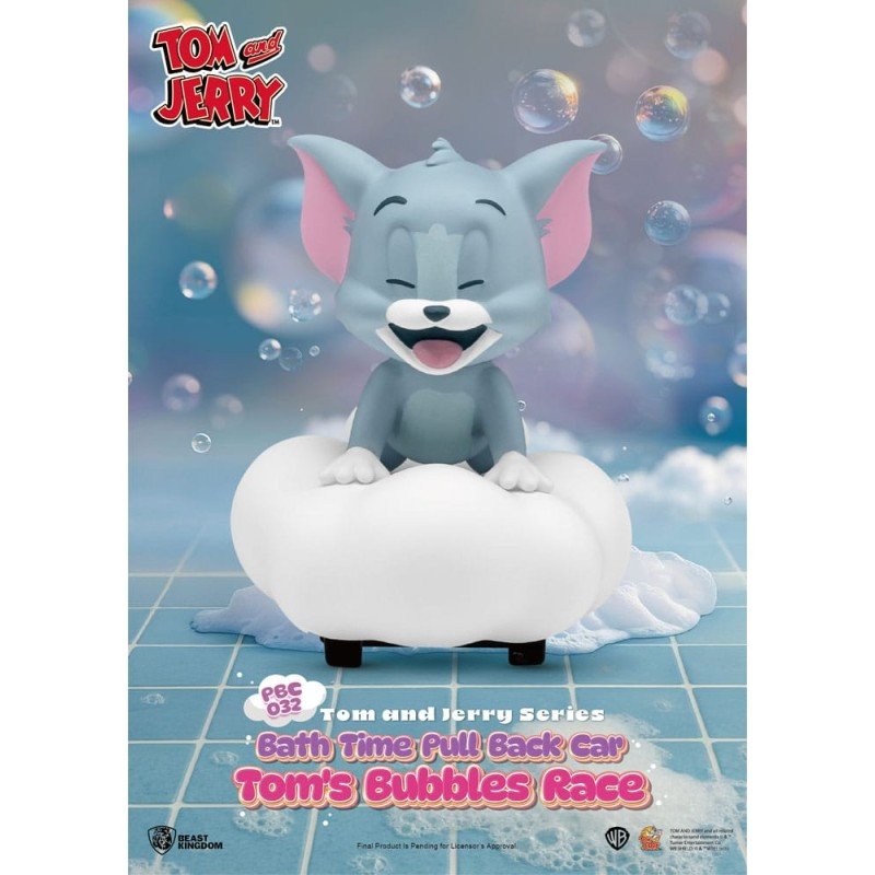 Tom & Jerry Pull Back Cars Bath Time Blind Box 6-Pack | 4711385263046