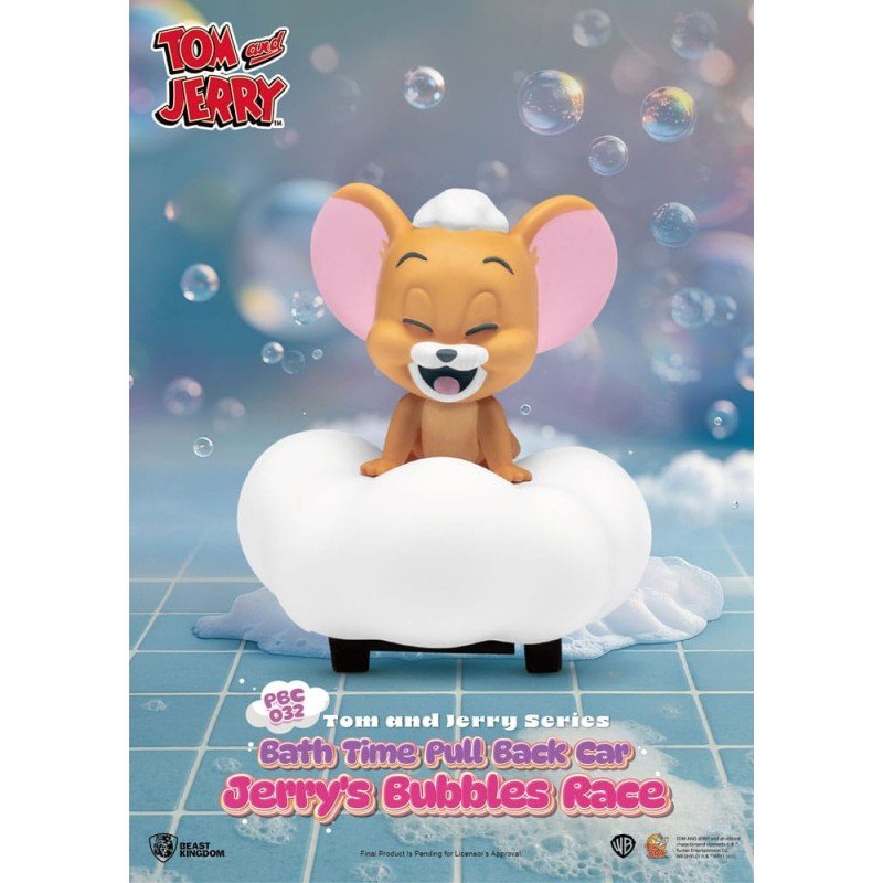 Tom & Jerry Pull Back Cars Bath Time Blind Box 6-Pack | 4711385263046