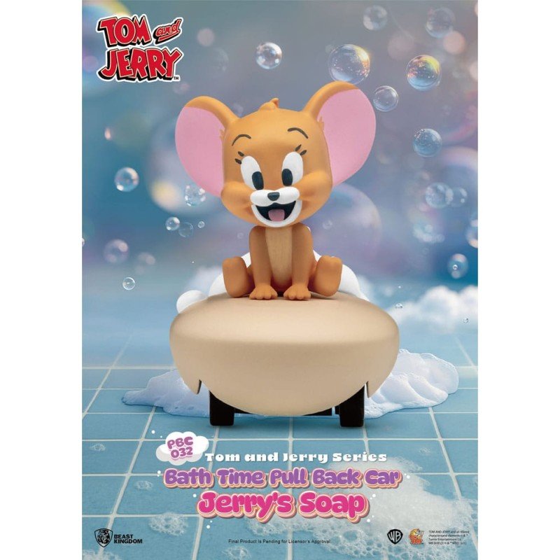 Tom & Jerry Pull Back Car Series pack 6 voitures à friction Bath Time Blind Box | 4711385263046
