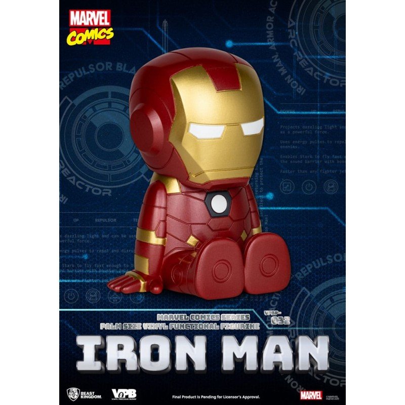 Classic Marvel Comics Piggy Vinyl Bank Iron-man 12 cm | 4711385263756