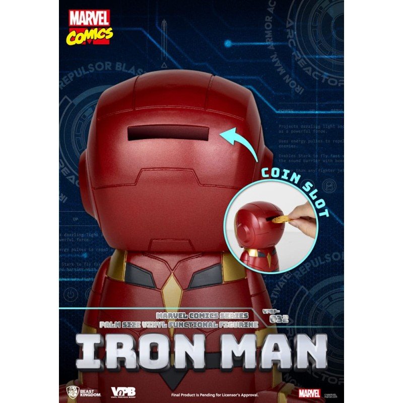 Classic Marvel Comics Piggy Vinyl Bank Iron-man 12 cm | 4711385263756