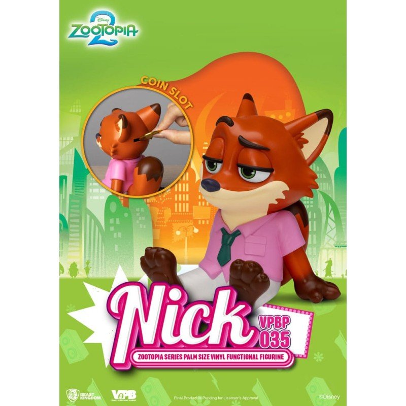 Zootopia Piggy Vinyl Bank Nick 15 cm | 4711385264883