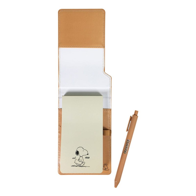 Peanuts bloc-note avec stylo à bille Snoopy | 5056563704973