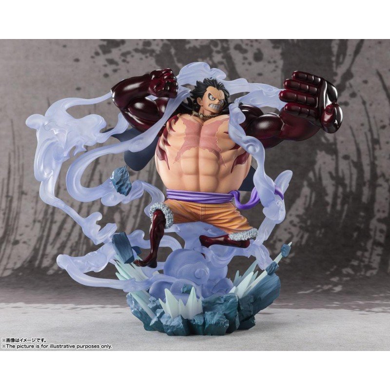 One Piece statuette PVC FiguartsZERO Extra Battle Monkey D. Luffy Gear 4 Battle of Monsters on Onigashima 21 cm | 4573102639035