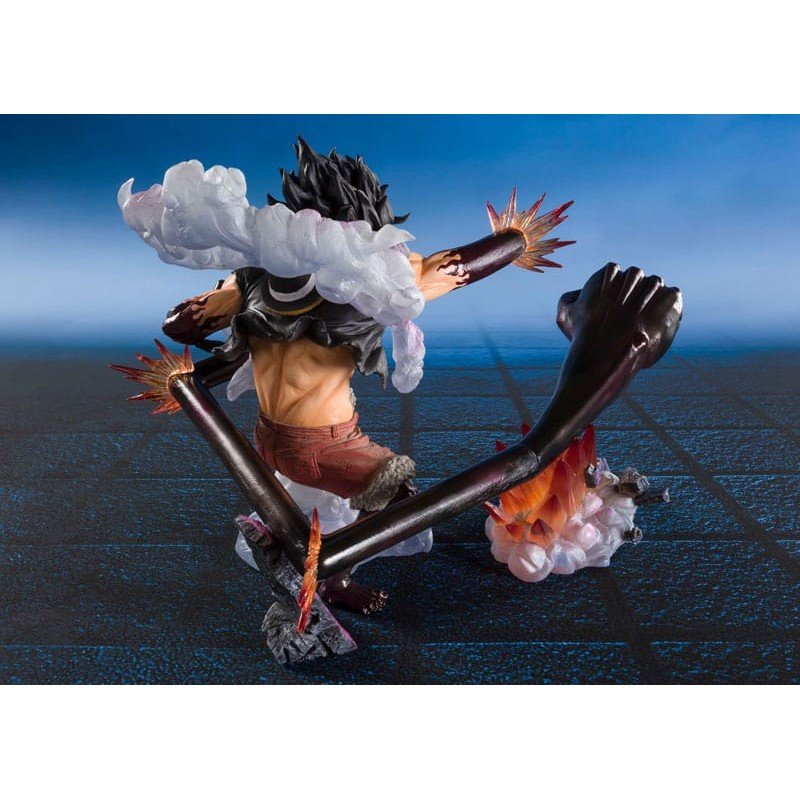 One Piece statuette PVC Figuarts ZERO Extra Battle Monkey D. Luffy Gear 4 Snake Man King Cobra 21 cm | 4573102693273