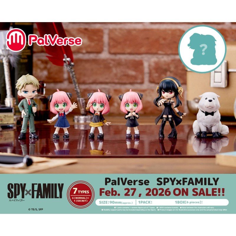 Spy x Family assortiment figurines PVC PalVerse 9 cm (6) | 4570194419729