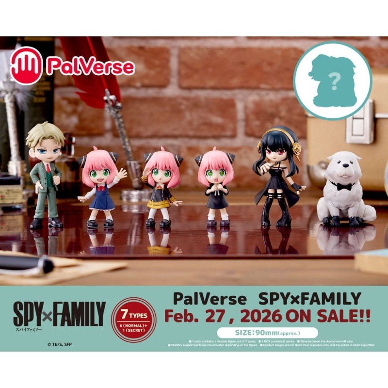 Spy x Family assortiment figurines PVC PalVerse 9 cm (6) | 4570194419729
