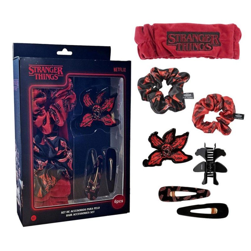 Stranger Things Hair Accessories 6 Pack | 8445484579628