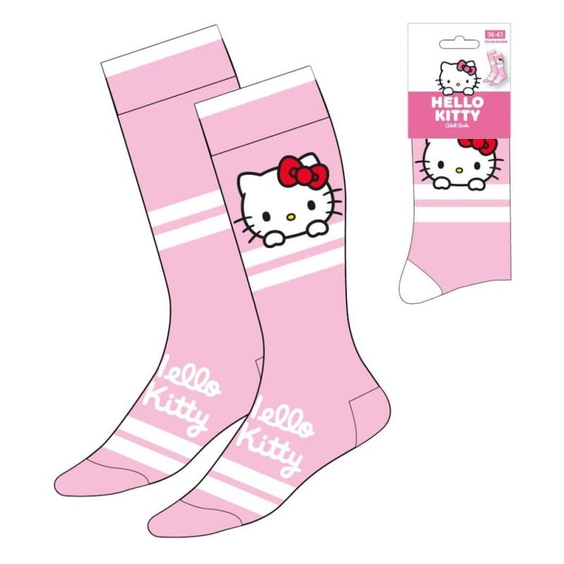 Sanrio Socks Hello Kitty Stripes 36-43 | 8445484544305