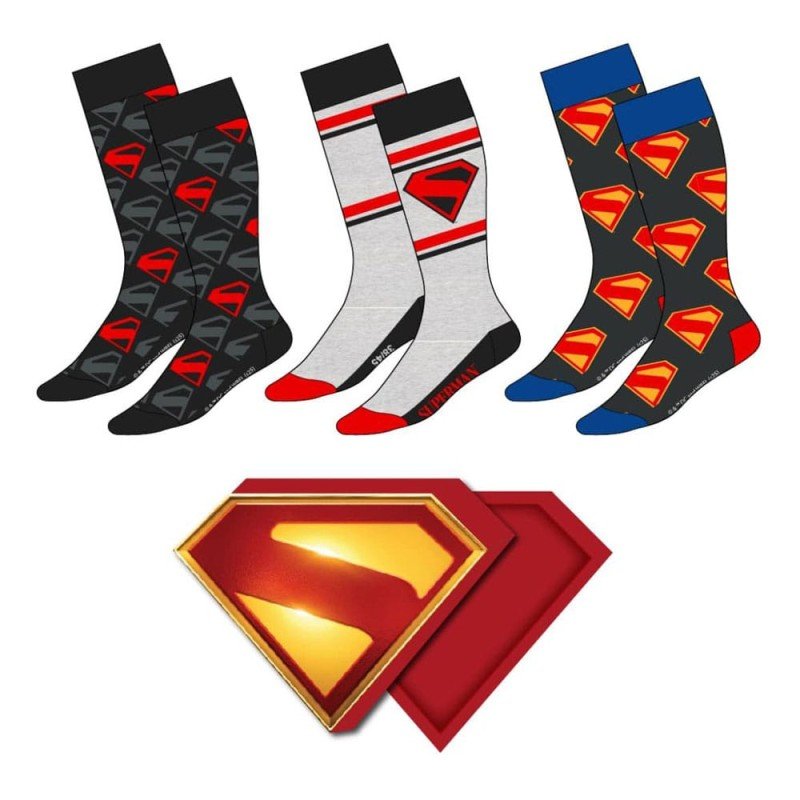 DC Comics pack 3 paires de chaussettes Superman 38-45 | 8445484544619