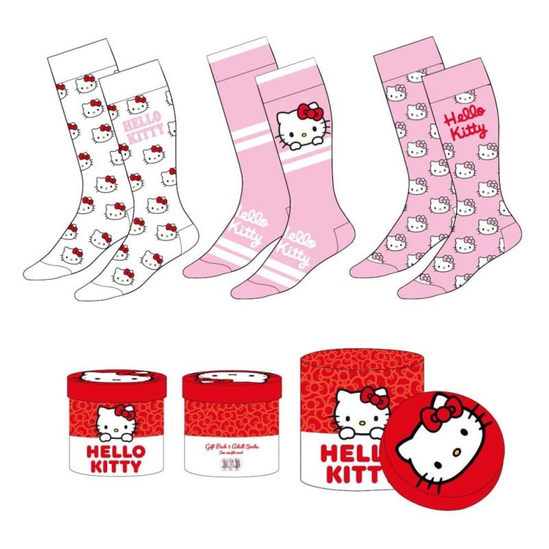 Sanrio Socks 3-Pack Hello Kitty 36-43 | 8445484544633