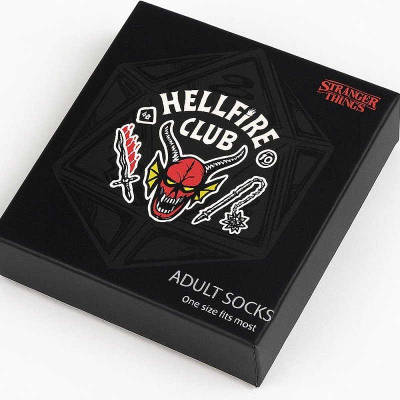 Stranger Things pack 3 paires de chaussettes 38-45 Hellfire Club | 8445484579406