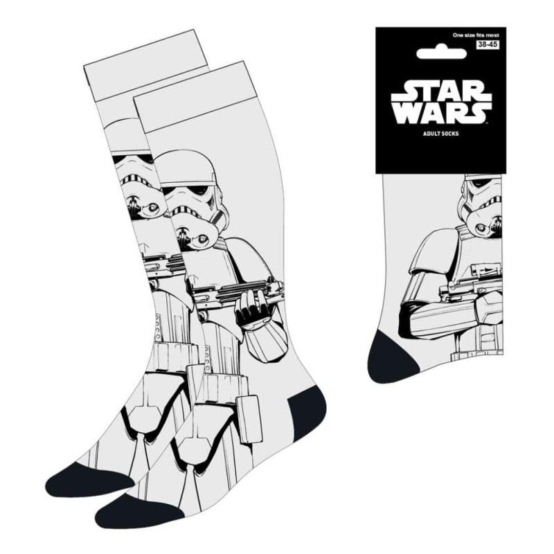 Star Wars Socks Stormtrooper 38-45 | 8445484623277