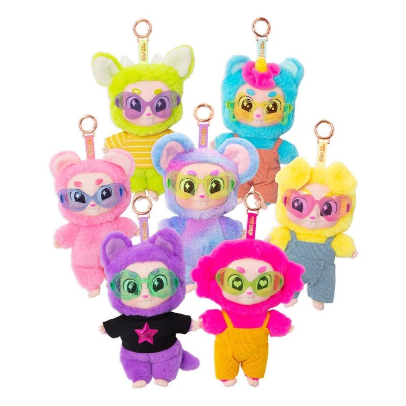 Nunos Lil' Monsters Blind Box Plush Figures Supermarket Adventures 10 cm Display (6) | 4059779071915