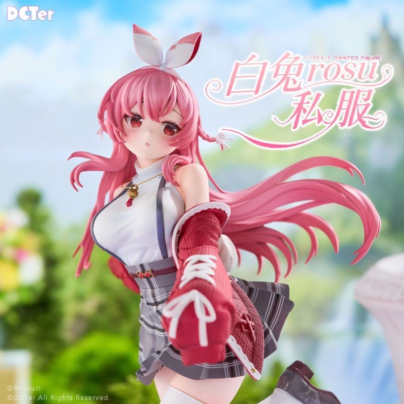 Rosuuri Original Character statuette PVC 1/7 White Rabbit Rosu Casual Clothes Ver. 25 cm | 6972819639662