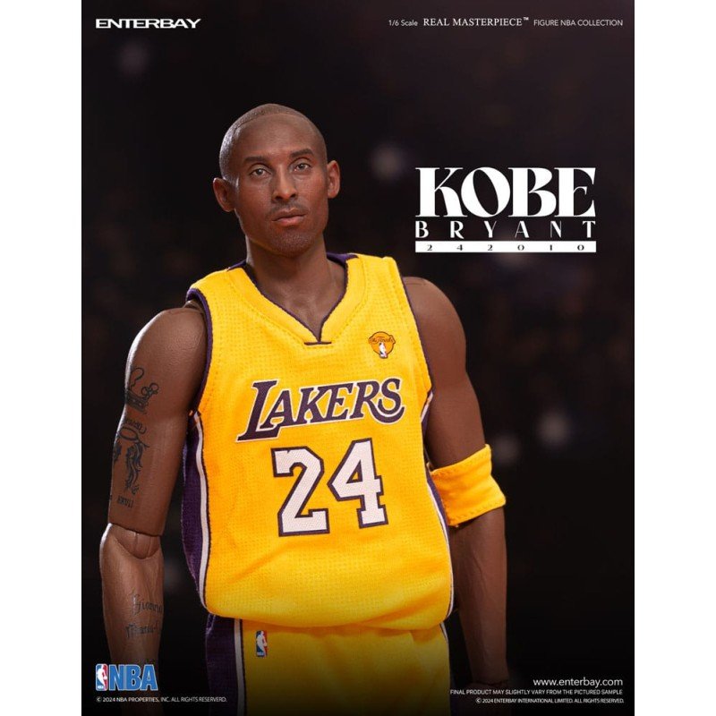 NBA Collection Real Masterpiece Actionfigur 1/6 Kobe Bryant 242010 Limited Edtition 30 cm | 4897020281016