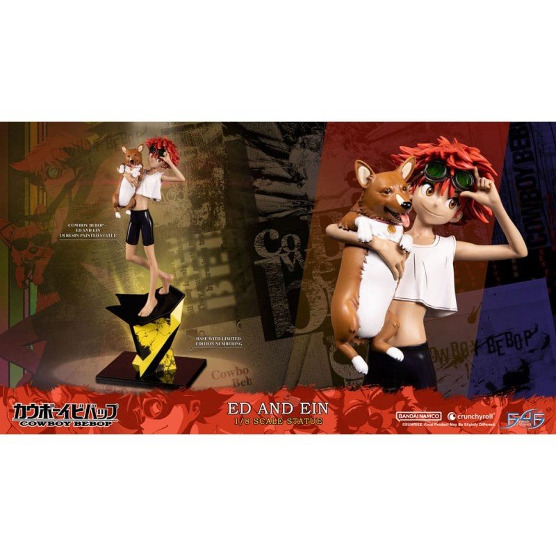 Cowboy Bebop statuette 1/8 Ed & Ein 28 cm | 5060316627617