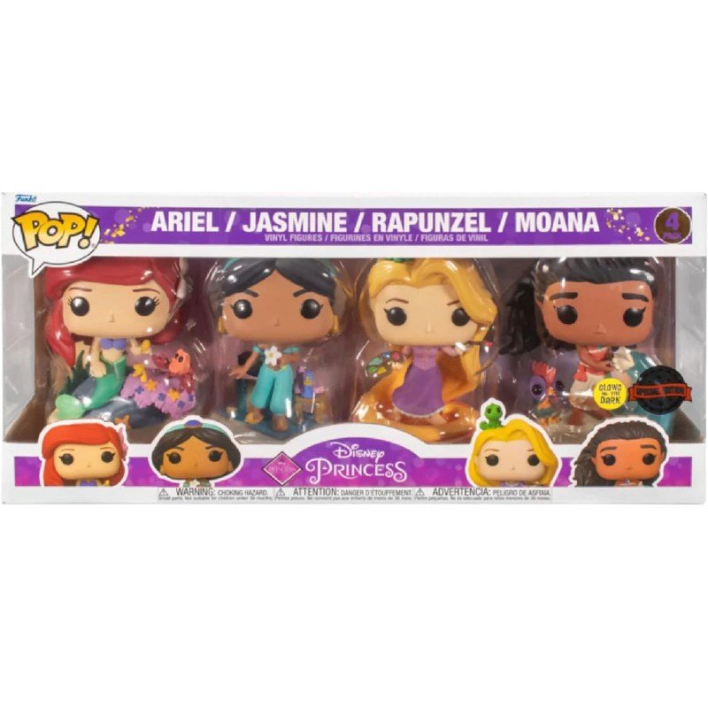Disney POP! Movies Vinyl Figure 4-Pack Ultimate Princess (GW) 9 cm | 0889698618007