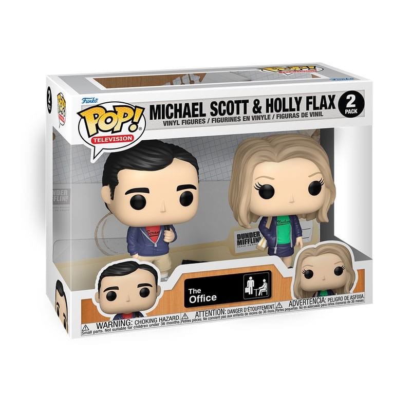 The Office POP! Television Vinyl Figures 2-Pack Michael & Holly 9 cm | 0889698756792