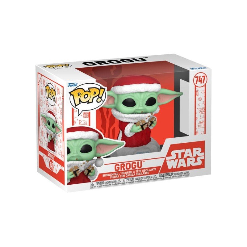 Star Wars: Mandalorian POP! Vinyl figurine Holiday Grogu 9 cm | 0889698800099