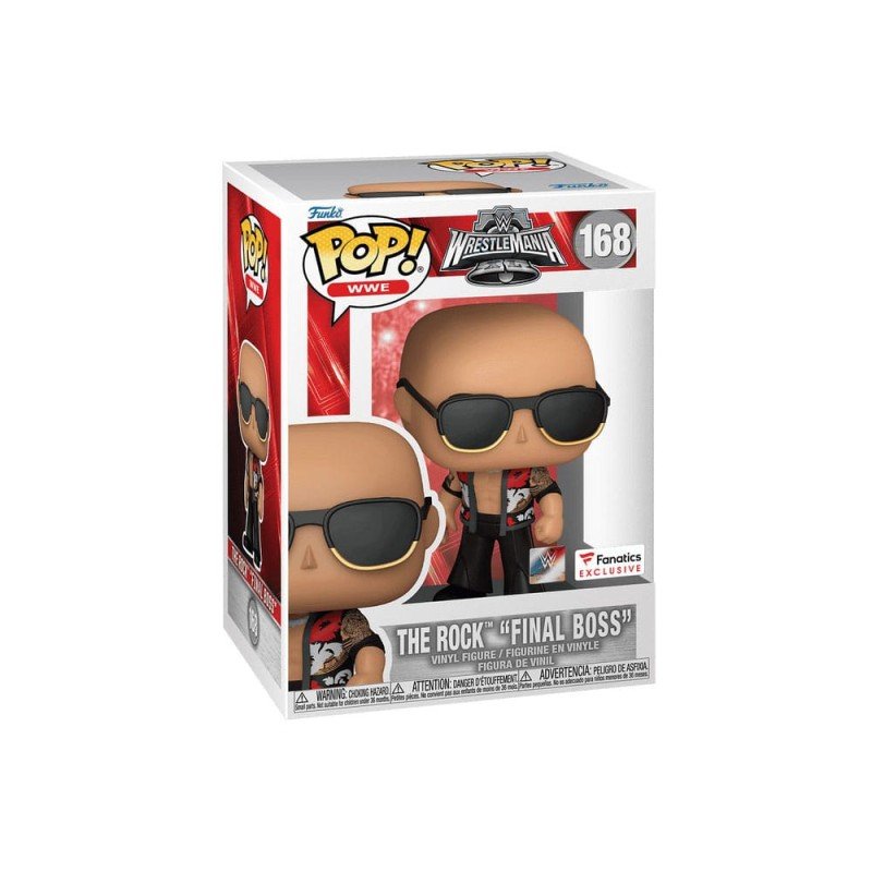 WWE POP! Vinyl Figure The Rock- Final Boss (WrestleMania 40) 9 cm | 0889698859929