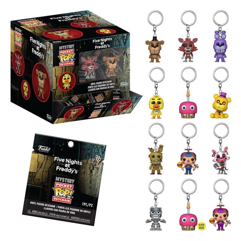 Five Nights at Freddy's présentoir porte-clés Pocket POP! Classic 4 cm (12) | 0889698861182