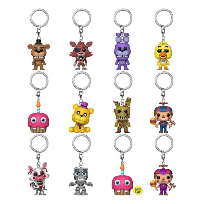 Five Nights at Freddy's présentoir porte-clés Pocket POP! Classic 4 cm (12) | 0889698861182