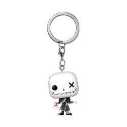 L'Étrange Noël de monsieur Jack présentoir porte-clés Pocket POP! Vinyl Patchwork - Jack 4 cm (12)