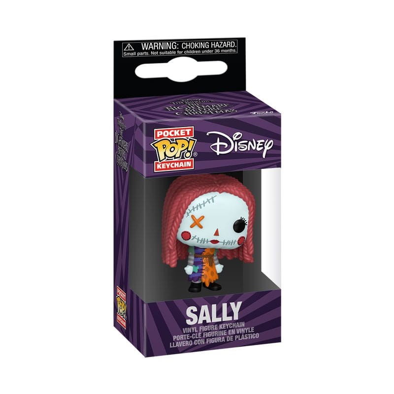 Nightmare before Christmas POP! Vinyl Keychains 4 cm Patchwork - Sally Display (12) | 0889698861526