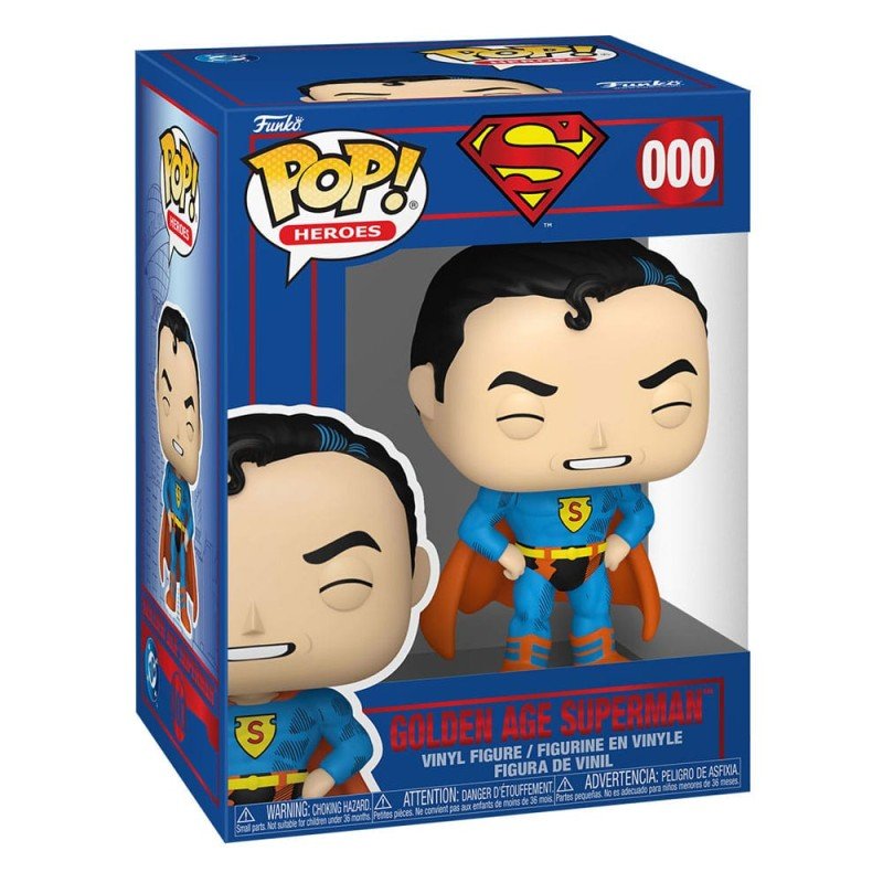DC Comics POP! Heroes Vinyl Golden Age Superman 9 cm | 0889698862288