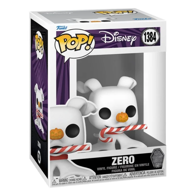 Disney Het 30e beeldje van de nachtmerrie voor Kerstmis Funko POP! Vinyl Zero met Zuurstok 9 cm | 889698723879