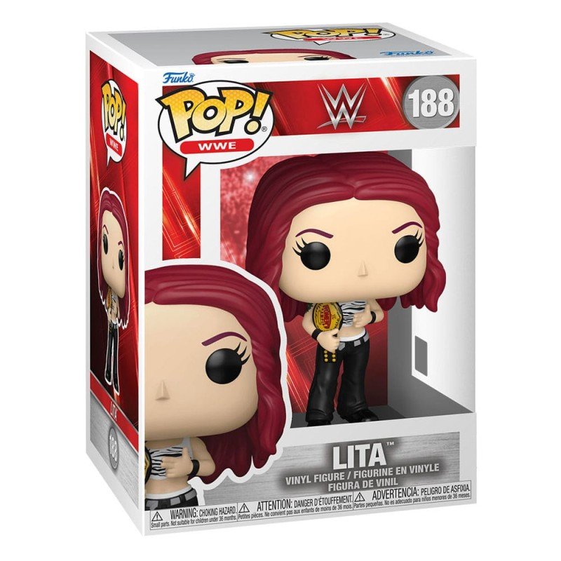 WWE POP! Vinyl figurine Lita with Championship Belt 9 cm | 0889698863988