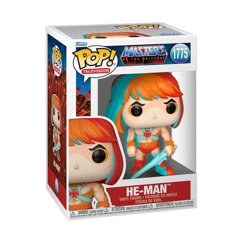Masters of the Universe POP! Television Vinyl Figure He-Man (Comic Deco) 9 cm | 0889698866040