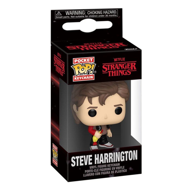 Stranger Things présentoir porte-clés Pocket POP! Vinyl Steve Harrington 4 cm (12) | 0889698866163