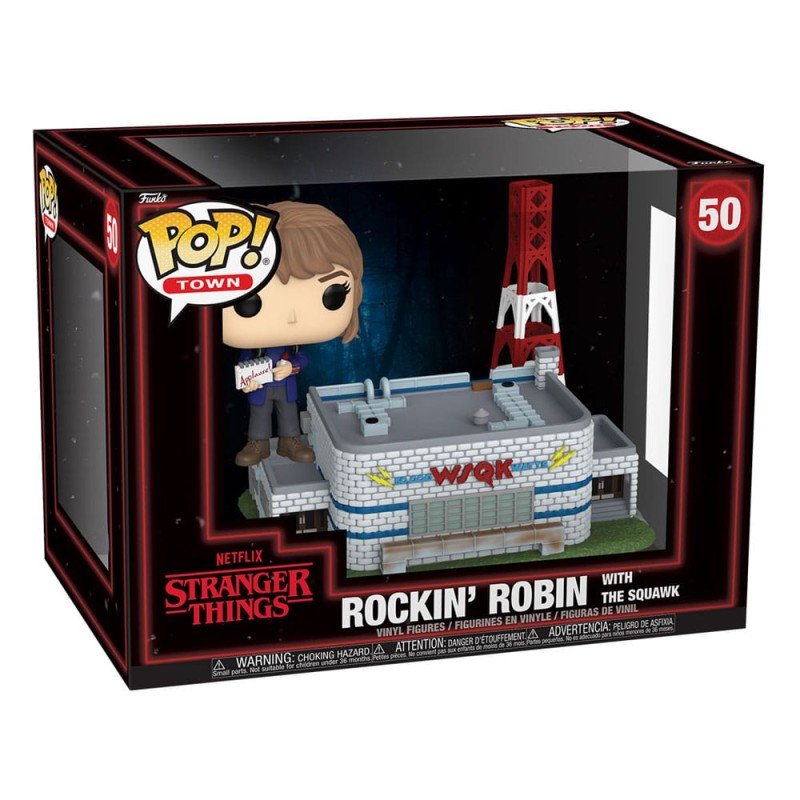 Stranger Things POP! Town Vinyl Figures Rockin' Robin with The Squawk 9 cm | 0889698866200