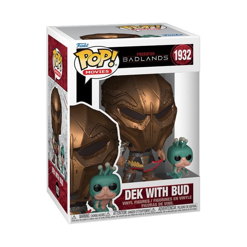 Predator: Badlands POP! & Buddy Movies Vinyl Figure Dek with Bud 9 cm | 0889698866309