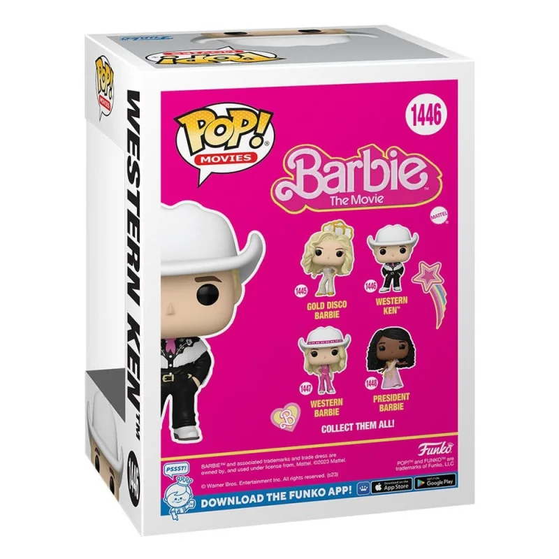 Barbie Figure Funko POP! Movies Vinyl Western Ken 9 cm | 889698726368