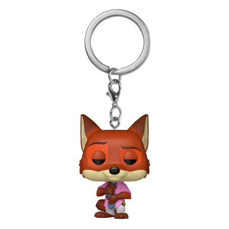Zootopie 2 présentoir porte-clés Pocket POP! Vinyl Nick Wilde 4 cm (12) | 0889698866415