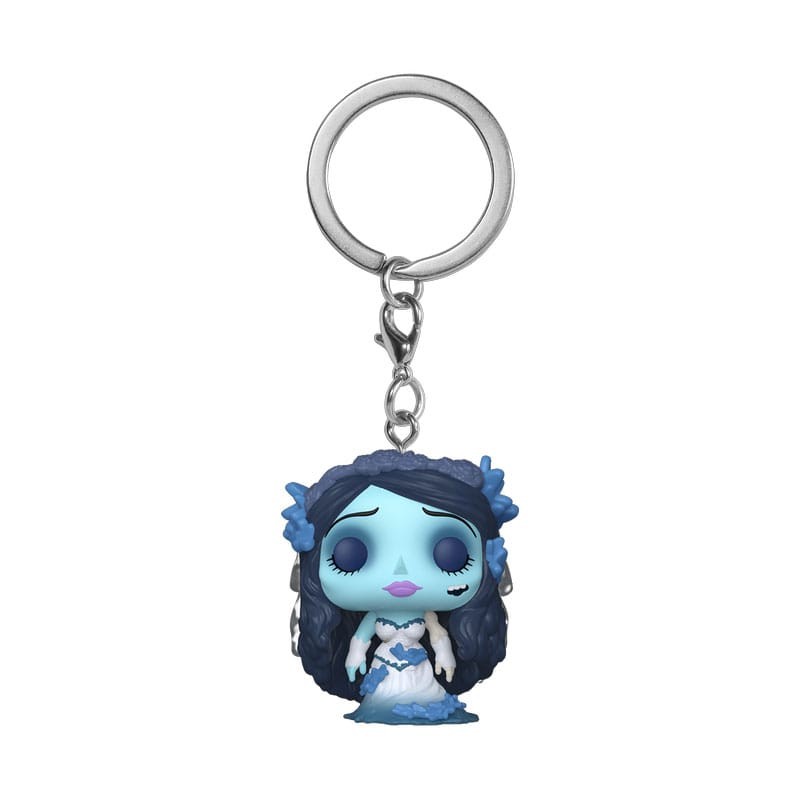 Les Noces funèbres présentoir porte-clés Pocket POP! Vinyl Emily with Butterflies 4 cm (12) | 0889698872430