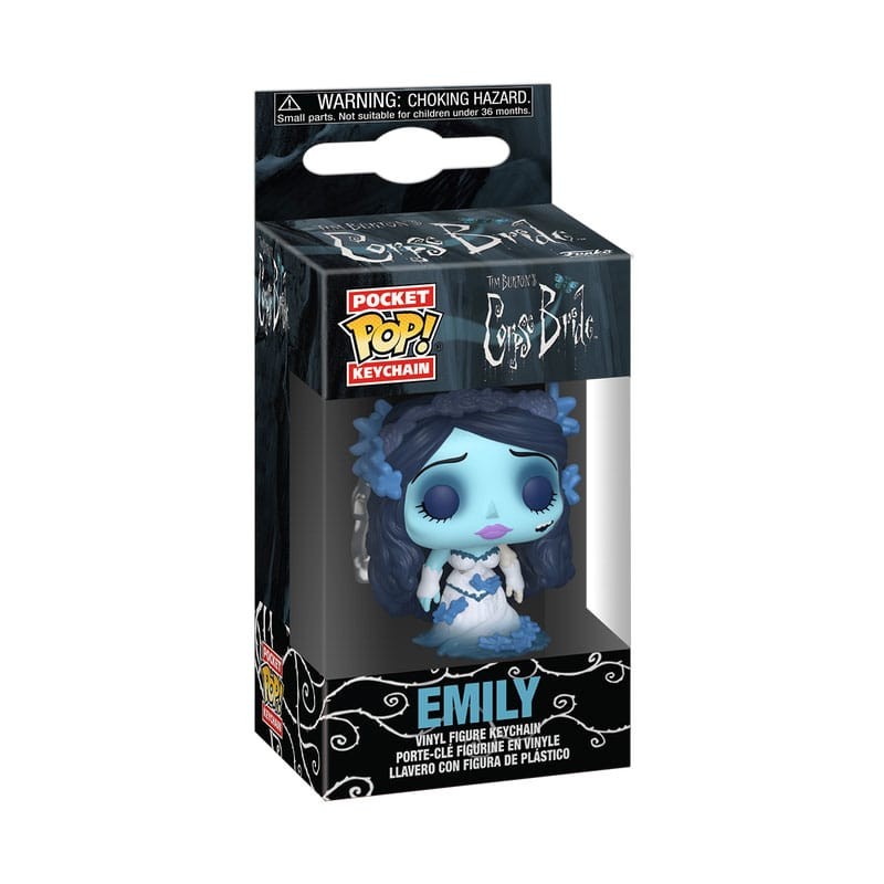 Les Noces funèbres présentoir porte-clés Pocket POP! Vinyl Emily with Butterflies 4 cm (12) | 0889698872430