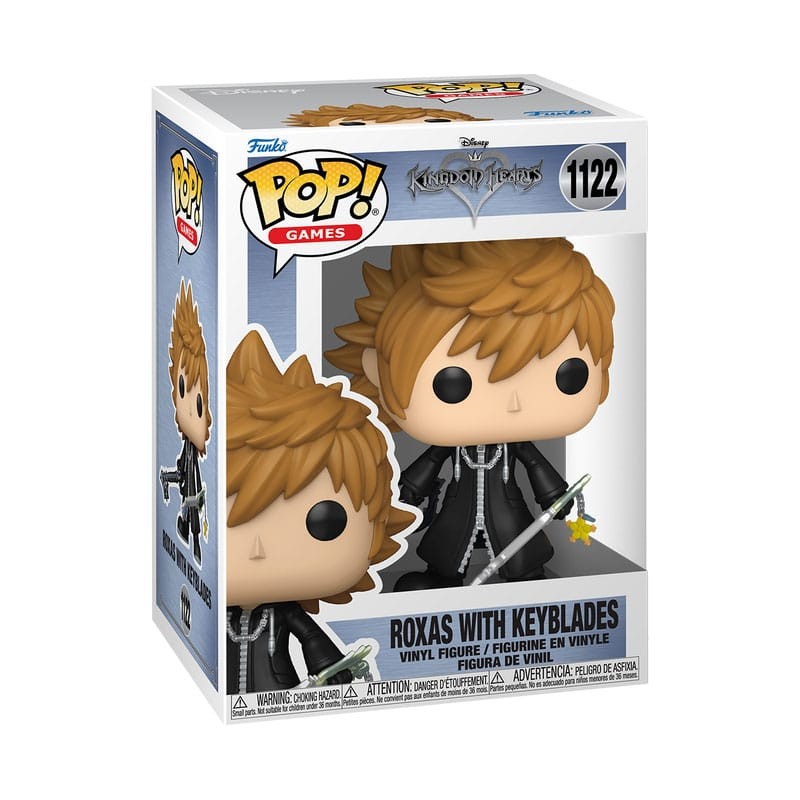Kingdom Hearts POP! Games Vinyl figurine Roxas w/Keyblades 9 cm | 0889698881678