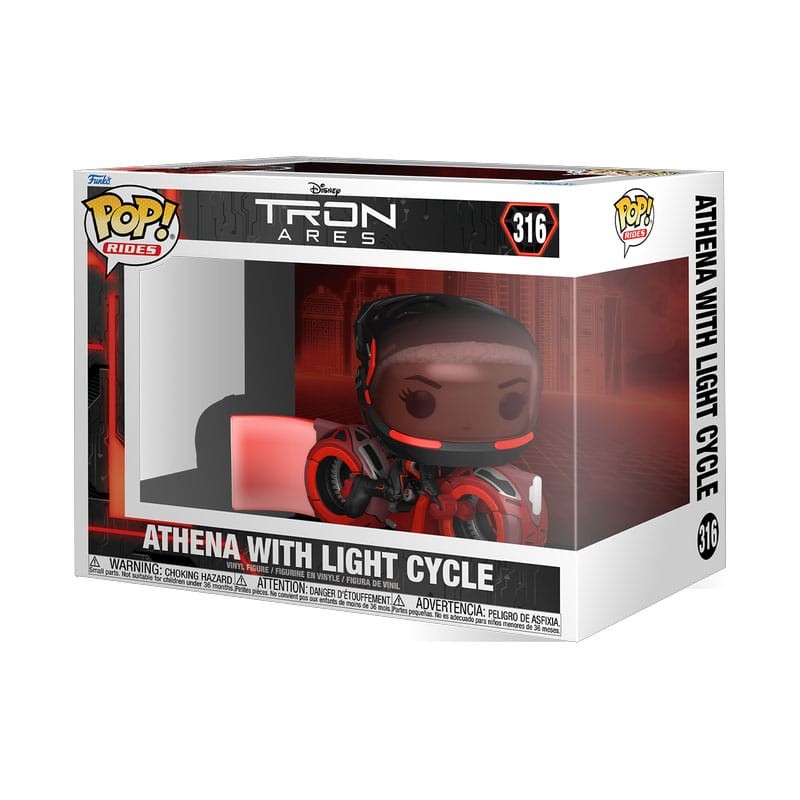 Tron: Ares POP! Rides Vinyl figurine Athena with Light Cycle 15 cm | 0889698882309