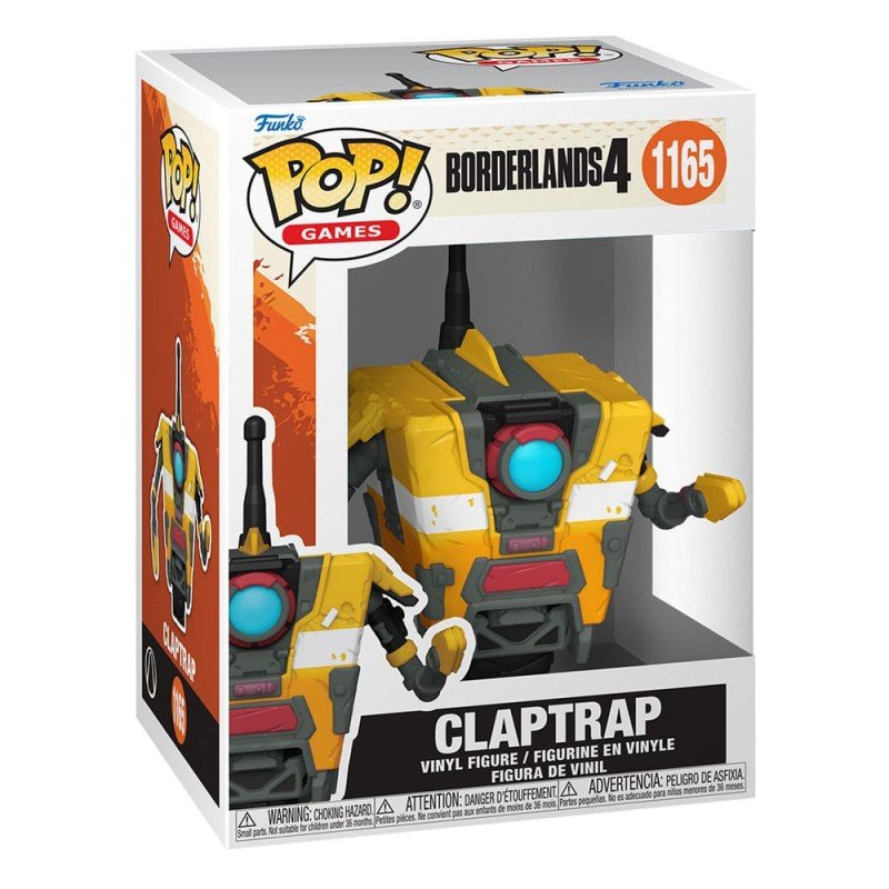 Borderlands 4 POP! Games Vinyl figurine Claptrap 9 cm | 0889698882774