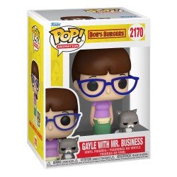 Bob's Burgers POP!&Buddy TV Vinyl figurine Gayle with Mr. Business 9 cm | 0889698883696