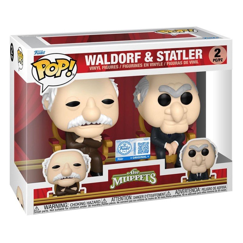 The Muppets POP! Television Vinyl pack 2 figurines Waldorf & Statler 9 cm | 0889698884051