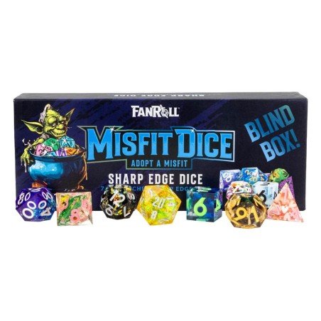 Misfit Adopt a Misfit Dice Set Blind Box Sharp Edge Dice Assortment (12) | 0687700235613