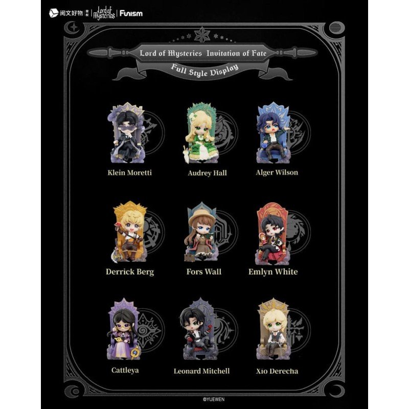 Lord of Mysteries Mini Figures Invitation of Fate 9 cm Display (9) | 6970834319095